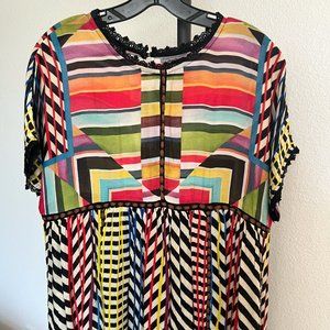 Common Law - Kynsa Embroidered Tunic from Anthropologie size small